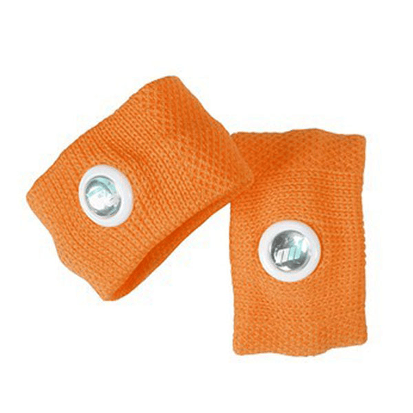 Paire de Bracelets Anti-nausées Orange Taille S