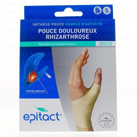 Orthèse proprioceptive souple pouce gauche taille S