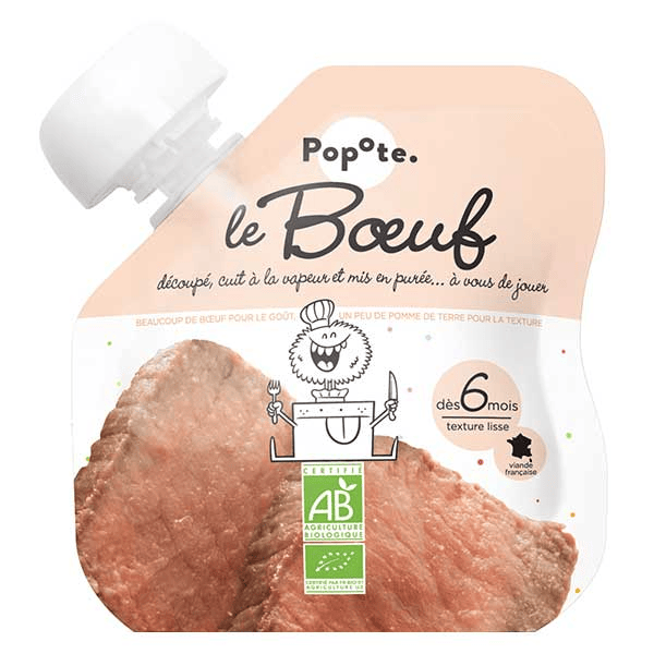 Les Viandes Gourde Bœuf +6mois Bio 60g