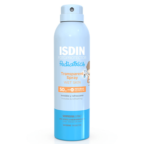 Fotoprotector Transparent Spray Pediatrics Crème Solaire Corps pour Enfants SPF50 250ml
