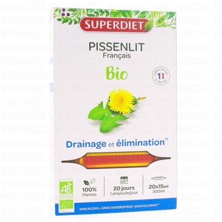Pissenlit élimination bio 20 ampoules