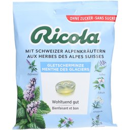 Ricola bonbons à la menthe glacier sans sucre