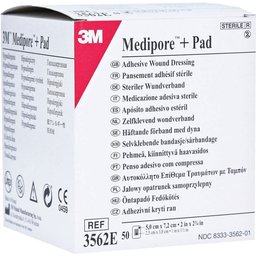 3M™ Medipore™+ Pad 5 cm x 7,2 cm