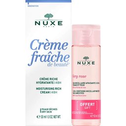 Set Crème Fraîche De Beauté Riche + Very Rose Eau Micellaire