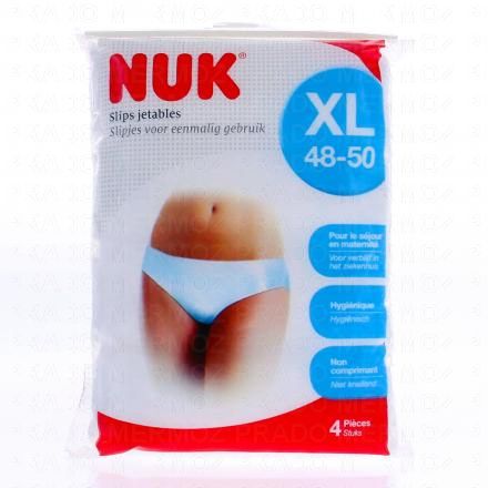 Slips jetables 4 pièces taille xl (48-50)