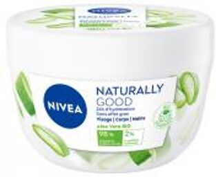 Naturally Good Crème Hydratante à l'Aloe Vera Visage, Corps et Mains 200 ml - Pot 200 ml