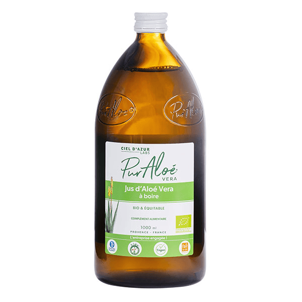 Jus d'Aloé Vera Bio à Boire 1L