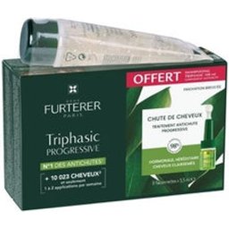René Furterer Triphasic Progressive Rituel Antichute 8x5,5ml + Shampooing 100ml