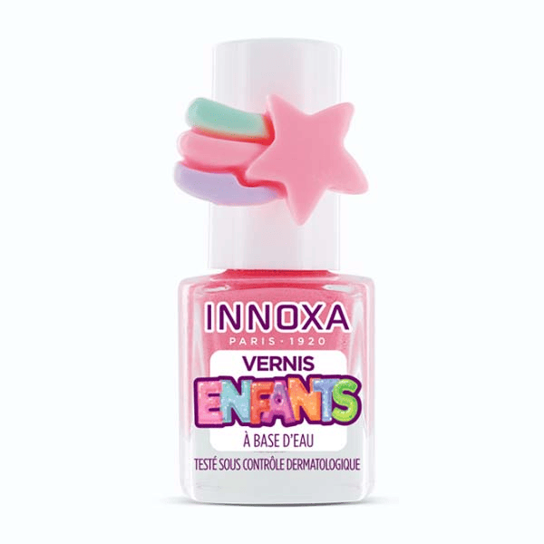 INNOXA Vernis à Ongles Enfants Etoile Rose
