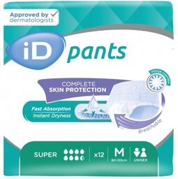 ID Pants Super Medium - 12 paquets de 12 protections