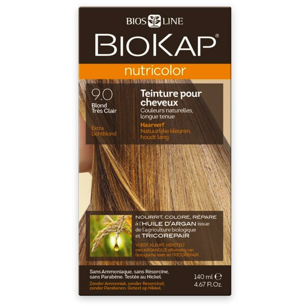 Nutricolor Teinture pour Cheveux 9.0 Blond Très Clair 140ml
