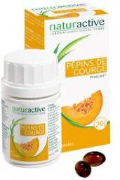 Huile de Pépins de Courge 60 Gélules - Boîte 60 capsules
