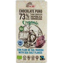Chocolates Solé Chocolate Puro Negro 73% Cocoa Bio 100g