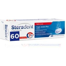 Triple Action Plus Limpiador Prótesis Dental 60comp