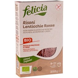 Bio Risoni Lentilles Rouges 250g
