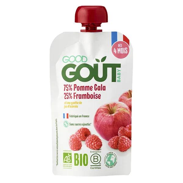 Good Gout Compote pour bébé Pomme Framboise 120g