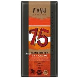 Chocolate Nego 75% Sucre de noix de coco 80g