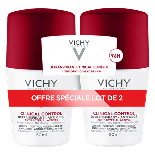 Déodorant Clinical Control 96h Bille 50ml Lot de 2 x 50ml
