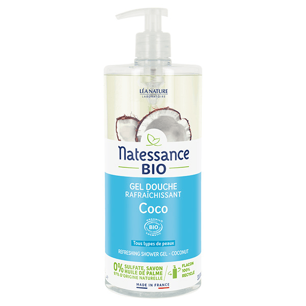 Gel Douche Eau de Coco Rafraîchissant 1L