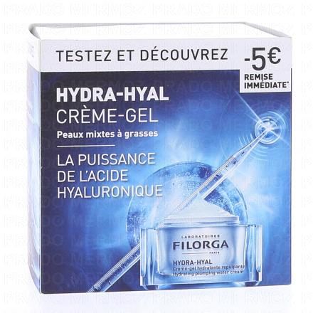 Hydra-Hyal - Gel crème de jour hydratante repulpante 50ml offre spéciale -5€