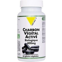 Charbon Végétal Activé Bio 400mg 60 Gélules