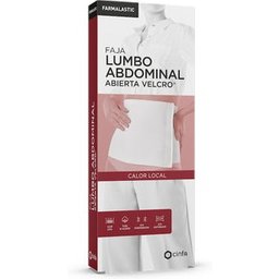 lumbar girdle beige velcro T-1 1 pc