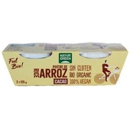 Dessert au riz et cacao biologique (2x125 g)