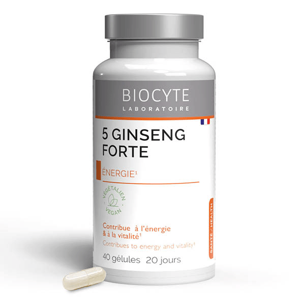 5 Ginseng Forte Energie & Vitalité 40 Gélules