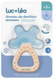 Luc et Léa Anneau de Dentition Réfrigérant Forme Hochet - Blister 1 anneau