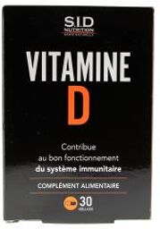 Vitamine D 30 Unités - Boîte 30 gélules