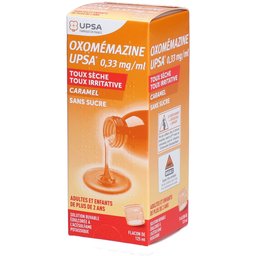 Oxomemazine solution buvable sans sucre