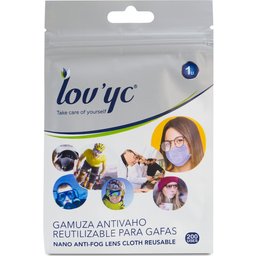 Tissu anti-buée réutilisable Lovyc pour lunettes 1 unité