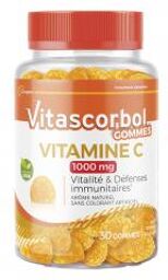 Gommes Vitamine C 1000 mg - Boîte de 30 Unités - Pot 30 gommes