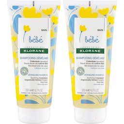 Klorane Bébé Bain Shampoing Démêlant au Calendula Bio