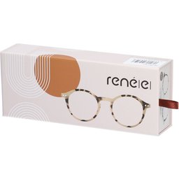 Renēel lunettes de lecture unisexes Re-Y Vanilla Latte Tortoise +2,5