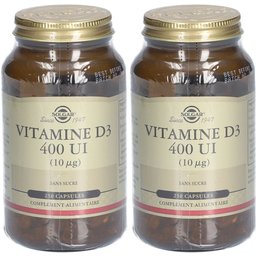 Vitamine D3 400 UI - Défenses immunitaires