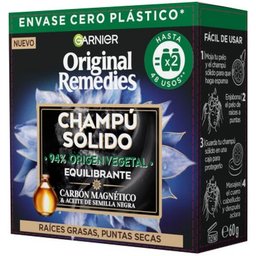 Original Remedies Charbon Magnétique Shampooing Soli 60g