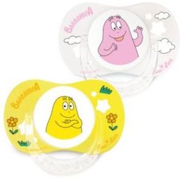 Luc Et LéaSucette Barbapapa 6-18 Mois 2 Unités