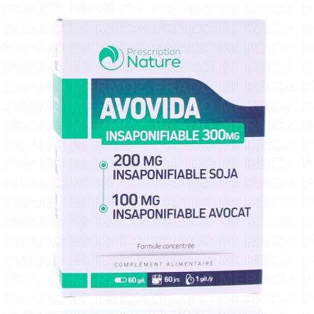 PRESCRIPTION NATURE Avovida complément alimentaire boîte de 60 gélules