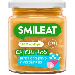 Ca-Chi-Tos Petit Pot Riz avec Dinde Légume Eco +10M 230g