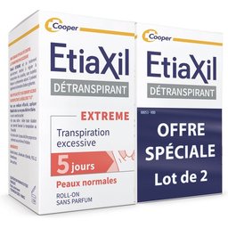 Détranspirant Extreme Peaux Normales Roll-On 2x15ml
