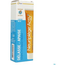 Neuriplège Activ' Crème Chauffante, Crème de massage chauffante, tube 50 g