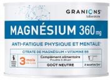 Magnésium 360 mg 210 Grammes - Pot 210 g