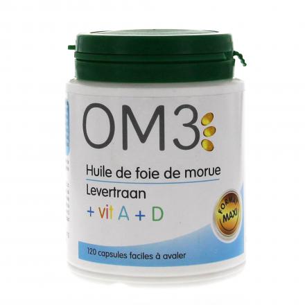 huile de foie de morue capsules x 120