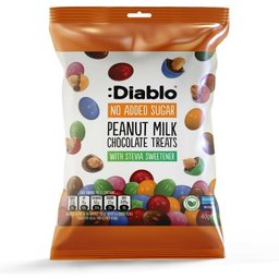 Cacahuètes Enrobées De Chocolat Au Lait Avec Stévia 40g