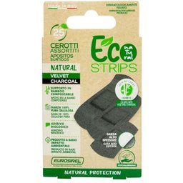 Eco Strips Natural Apósito Negro 7x2cm 25uds
