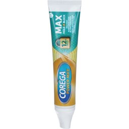 Power Max Crème adhésive pour prothèses dentaires - Max Hold + Block