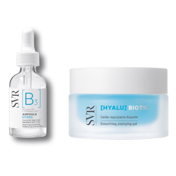 Routine Anti-Âge Hydratante, Acide Hyaluronique, Ampoule B3 Hyalu Biotic