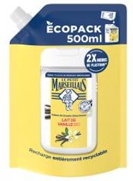 Douche Crème Extra Doux Lait Vanille Eco Recharge 500 ML - Doypack 500 ml