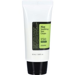 Crème solaire apaisante à l'aloé Vera Spf50+